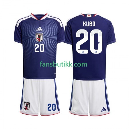 Fotballdrakt Japan Takefusa Kubo 20 World Cup Barn Hjemmetrøye 2026 Kortermet